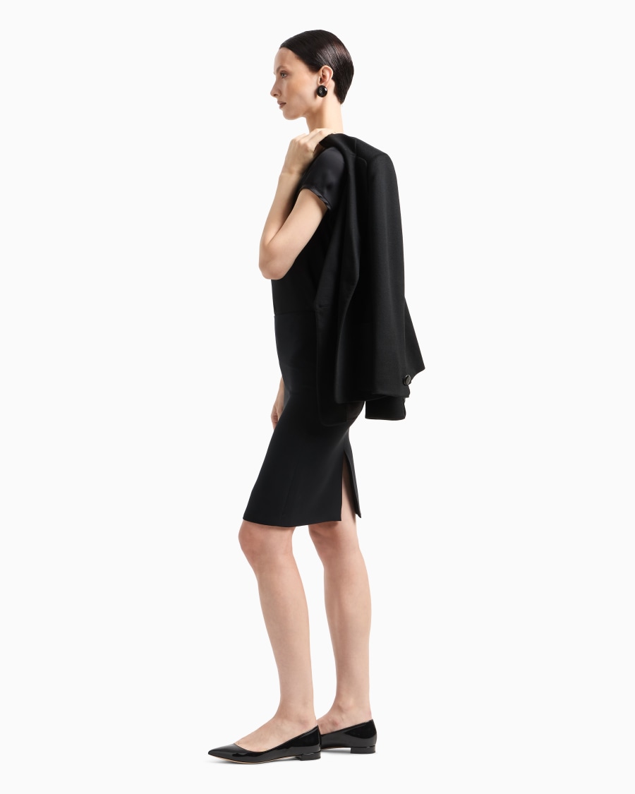 The World Of Armani GONNA A TUBINO IN CADY DI SETA