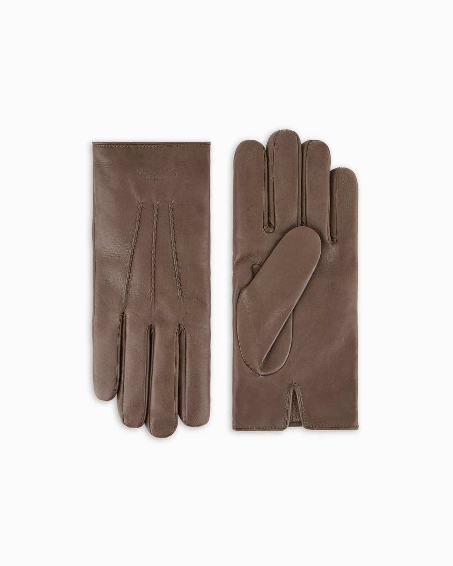 The world of armani GUANTI IN NAPPA