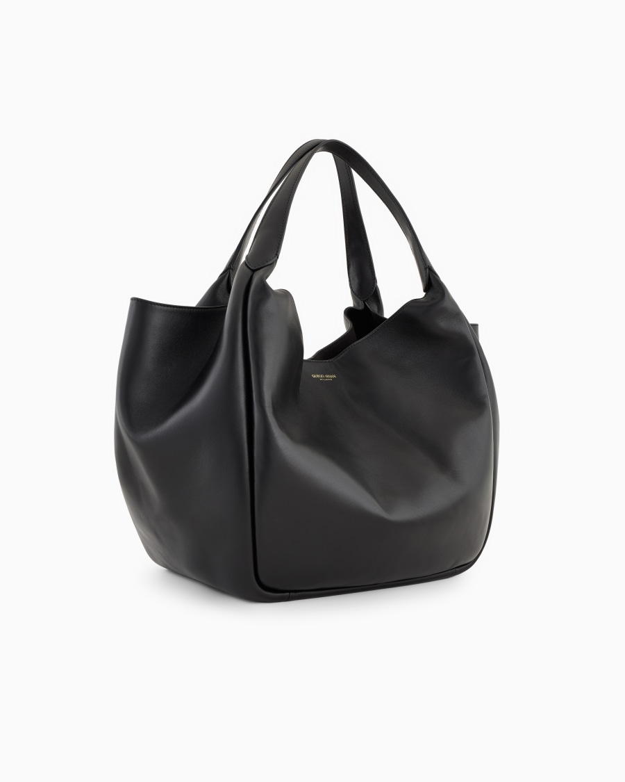 The World Of Armani HOBO BAG GRANDE IN NAPPA