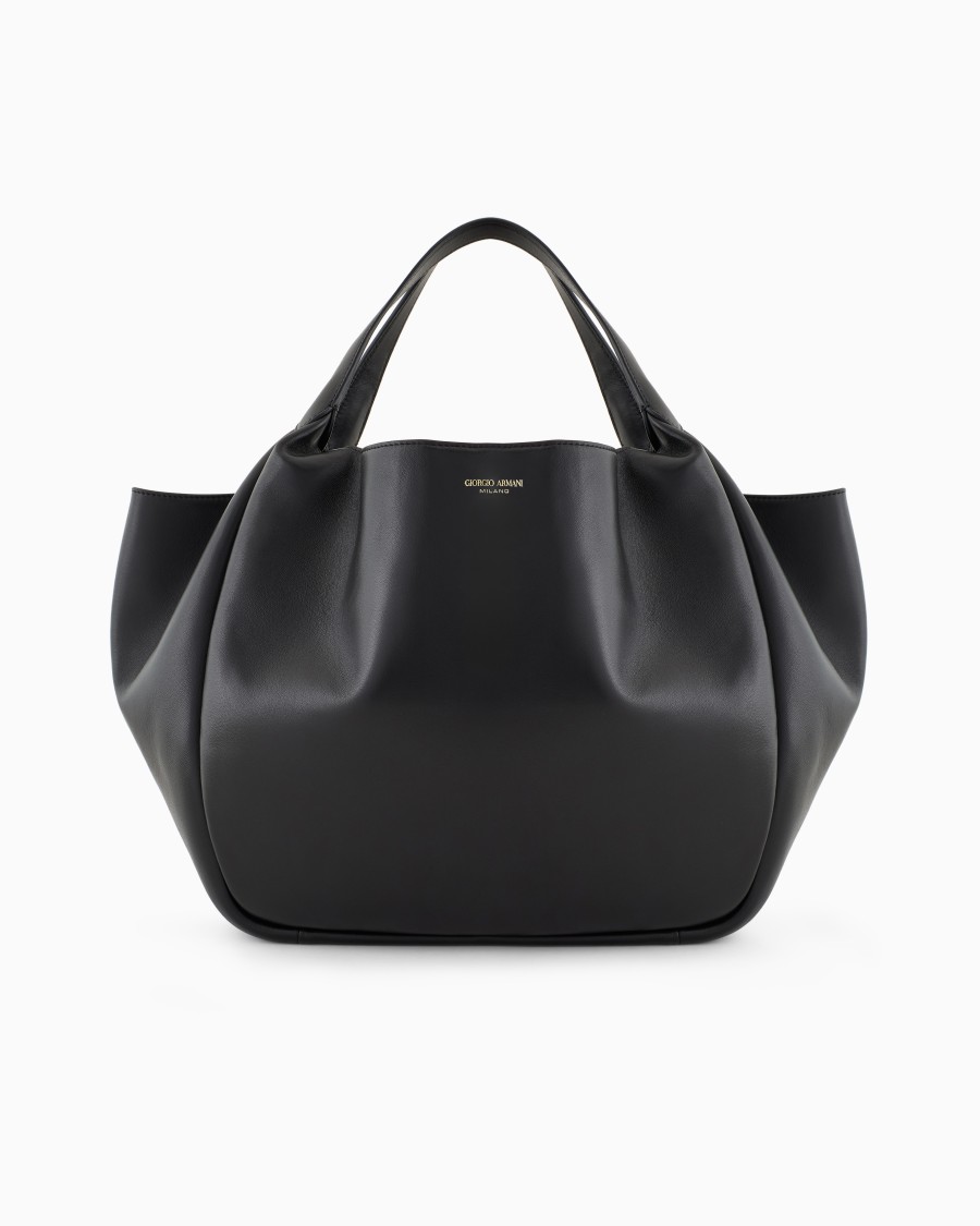 The world of armani HOBO BAG GRANDE IN NAPPA
