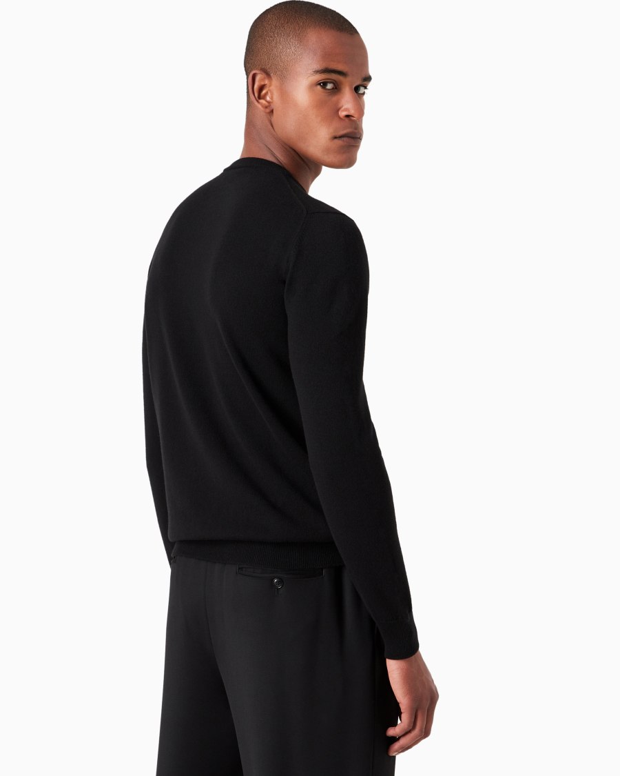 The World Of Armani MAGLIA GIROCOLLO IN CASHMERE