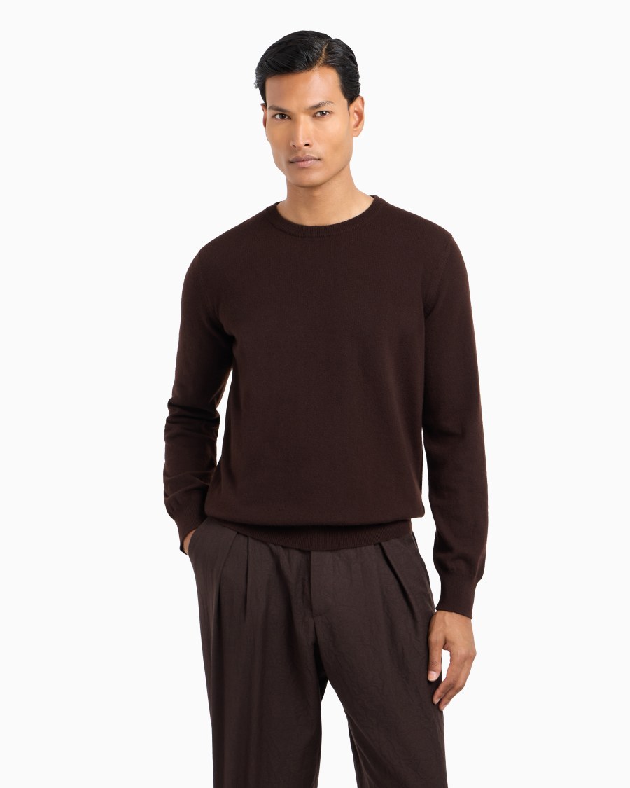 The World Of Armani MAGLIA GIROCOLLO IN CASHMERE