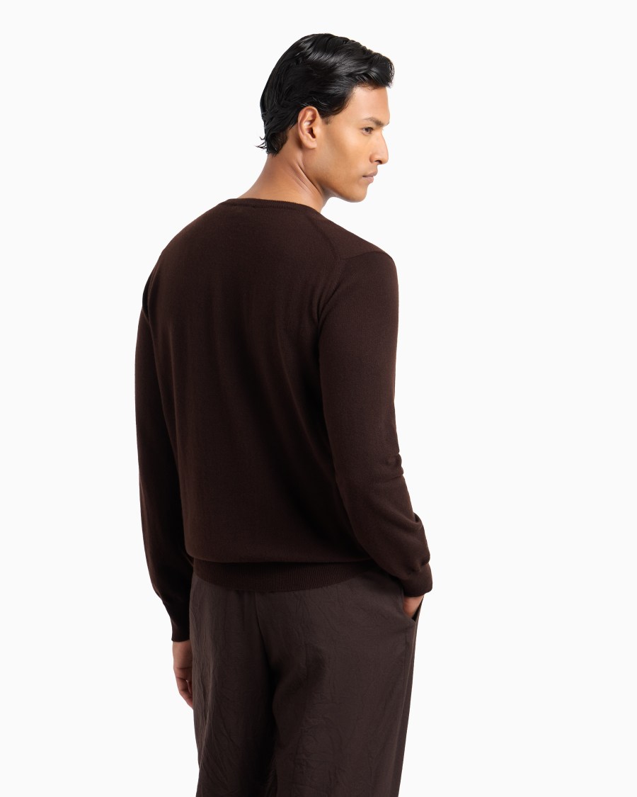 The World Of Armani MAGLIA GIROCOLLO IN CASHMERE