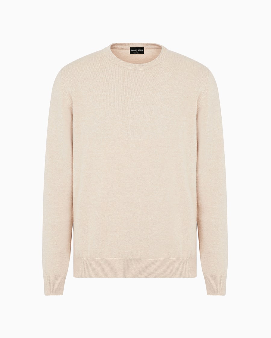 The world of armani MAGLIA GIROCOLLO IN CASHMERE