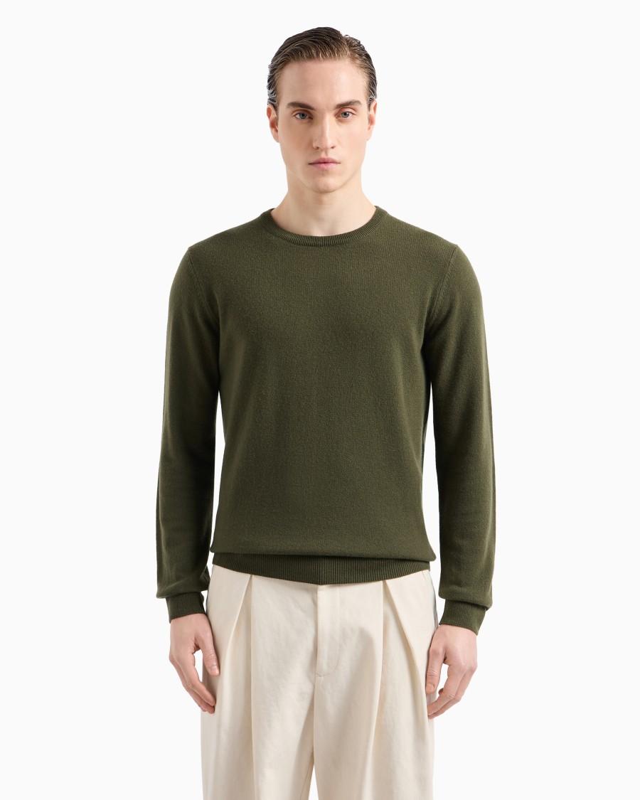 The World Of Armani MAGLIA GIROCOLLO IN CASHMERE