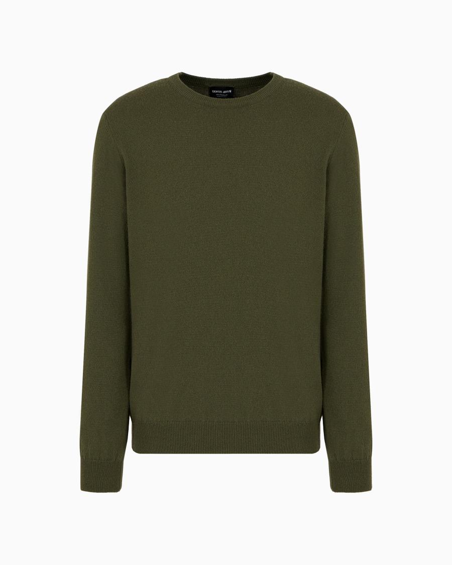 The world of armani MAGLIA GIROCOLLO IN CASHMERE