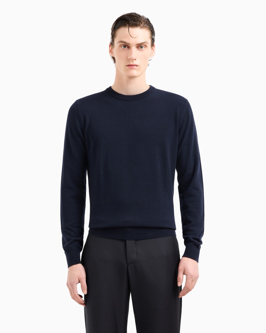 The World Of Armani MAGLIA GIROCOLLO IN CASHMERE