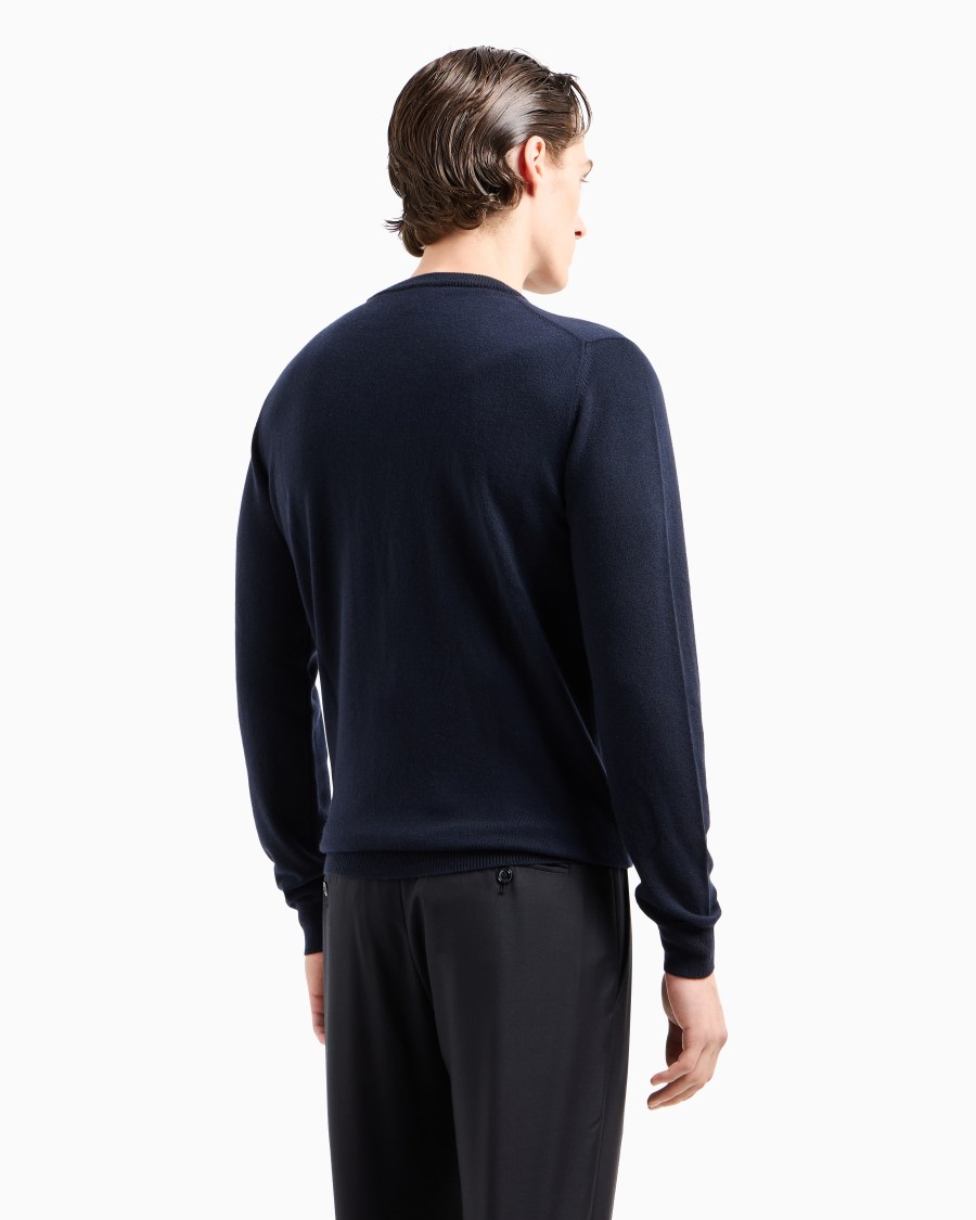 The World Of Armani MAGLIA GIROCOLLO IN CASHMERE