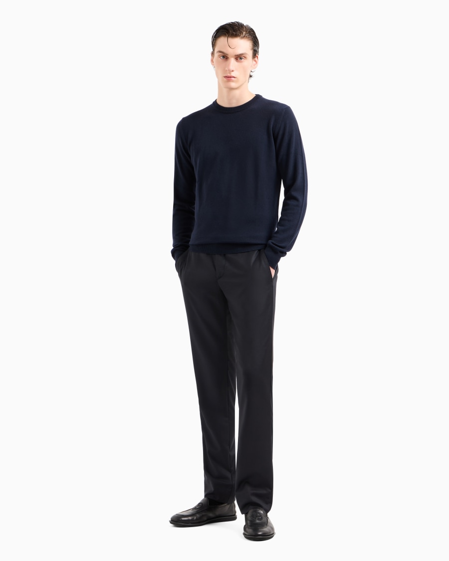 The World Of Armani MAGLIA GIROCOLLO IN CASHMERE