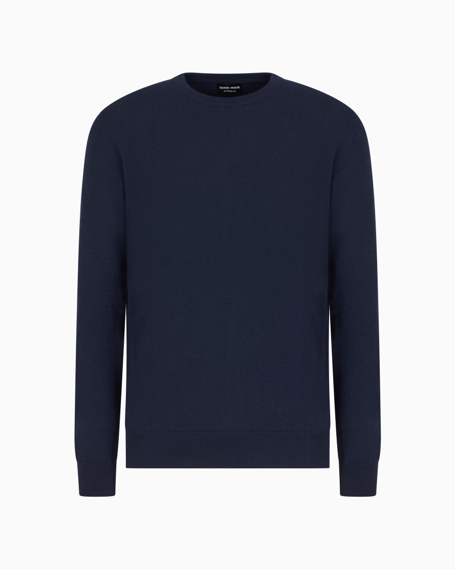 The world of armani MAGLIA GIROCOLLO IN CASHMERE