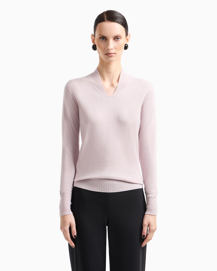 The World Of Armani MAGLIA IN CASHMERE ALASHAN