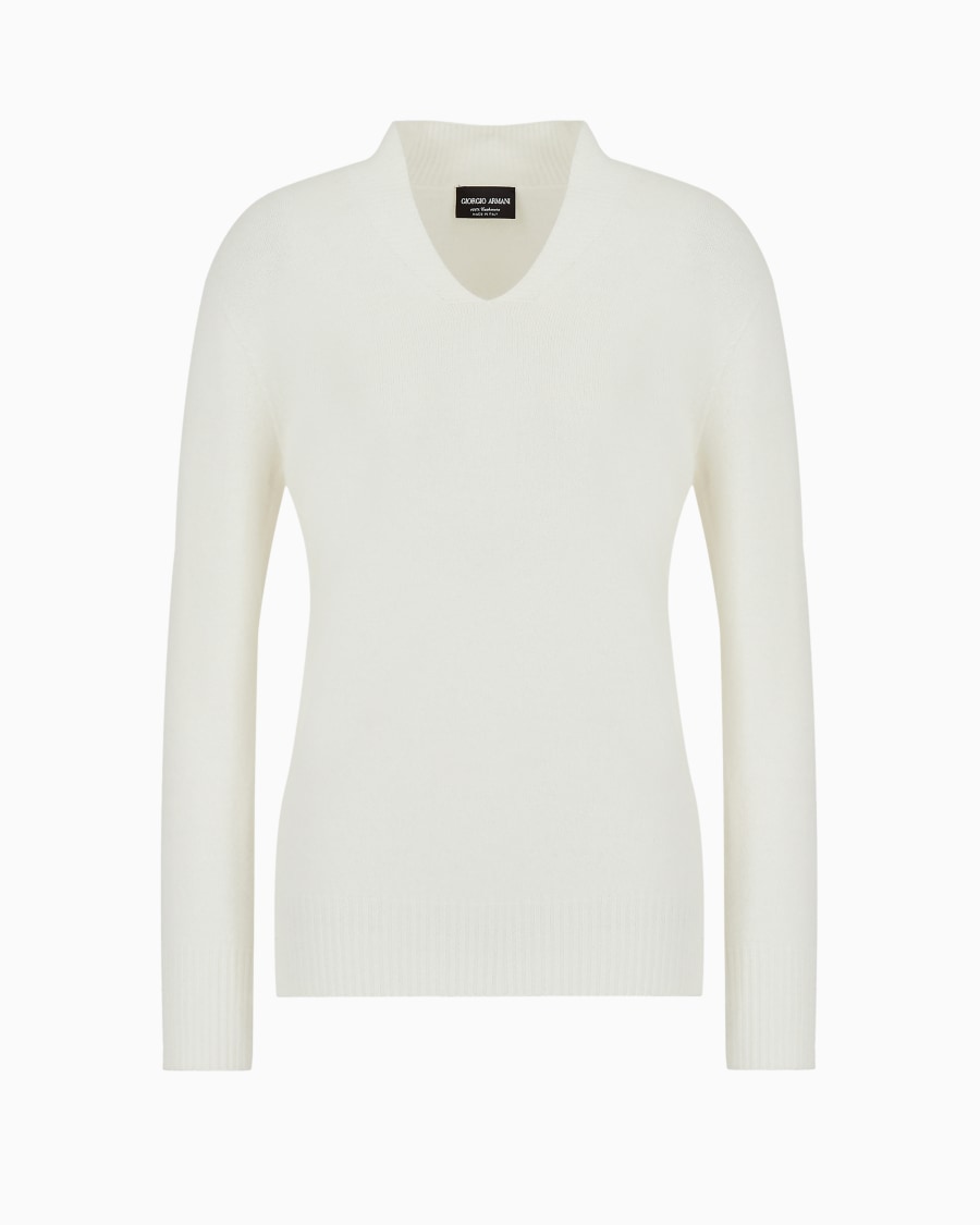 The world of armani MAGLIA IN CASHMERE ALASHAN