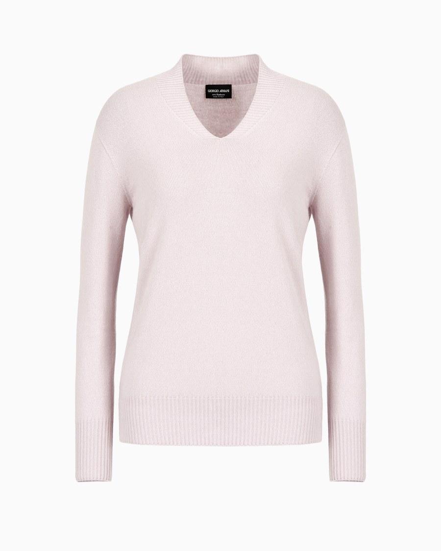 The world of armani MAGLIA IN CASHMERE ALASHAN