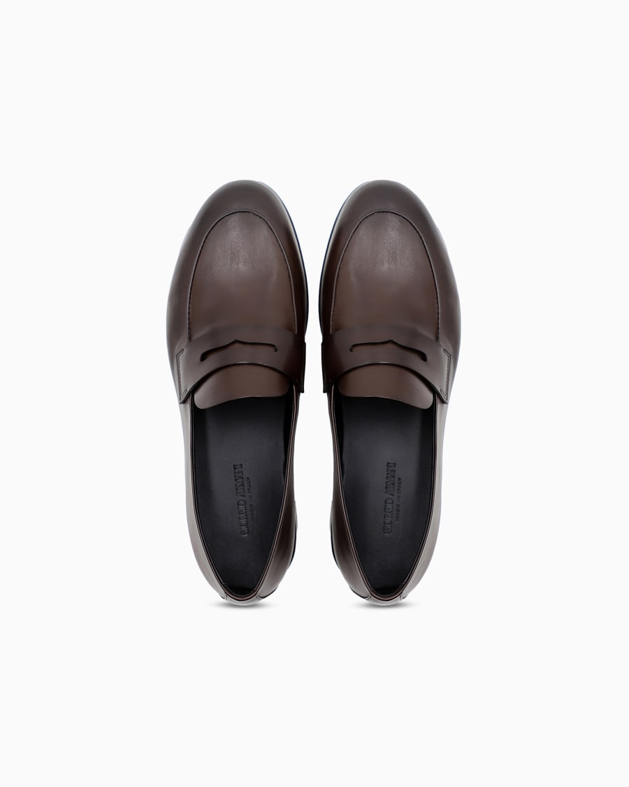 The World Of Armani MOCASSINI IN PELLE