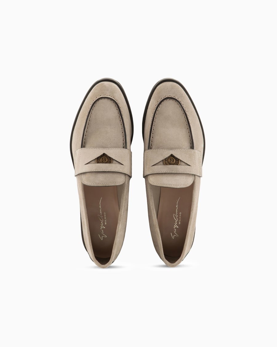 The World Of Armani MOCASSINI IN SUEDE