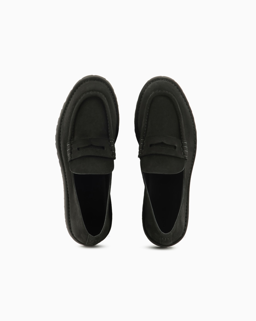 The World Of Armani MOCASSINI IN SUEDE