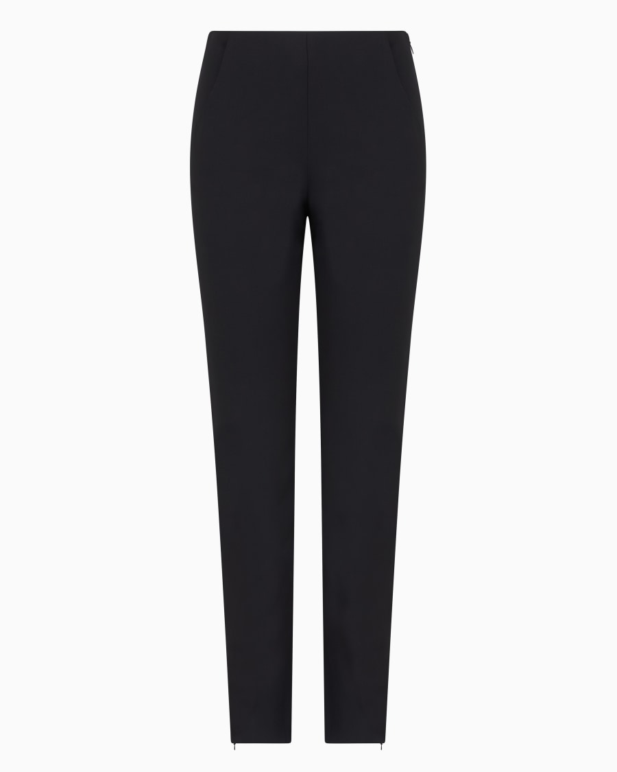 The world of armani PANTALONI IN CREPE DI LANA