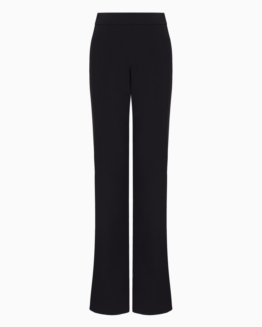 The world of armani PANTALONI IN DOUBLE CREPE