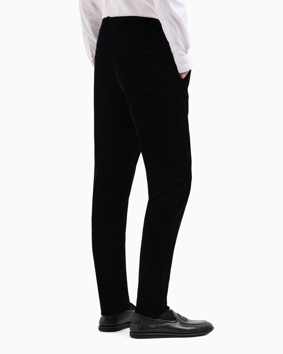 The World Of Armani PANTALONI IN VELLUTO