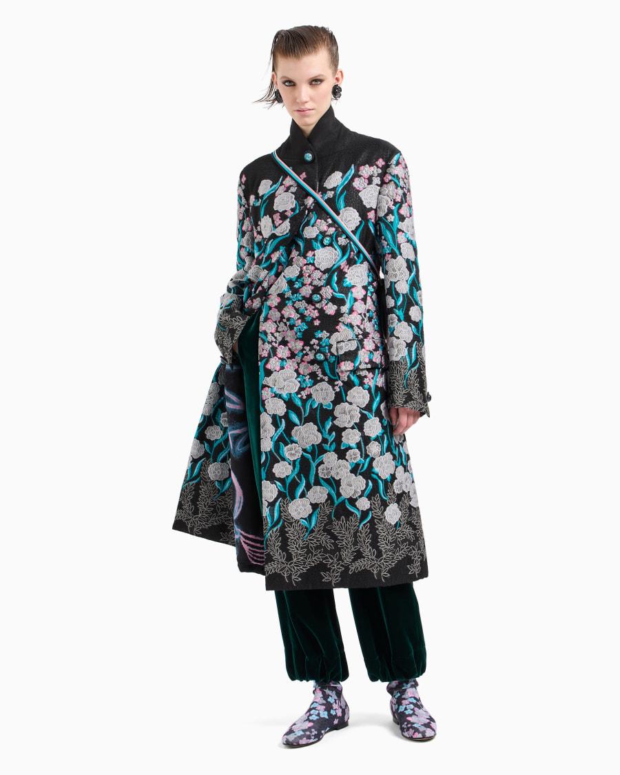 The World Of Armani PANTALONI MORBIDI IN VELLUTO