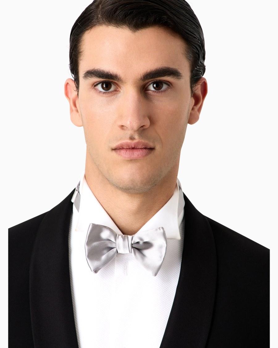 The World Of Armani PAPILLON ANNODATO IN PURA SETA