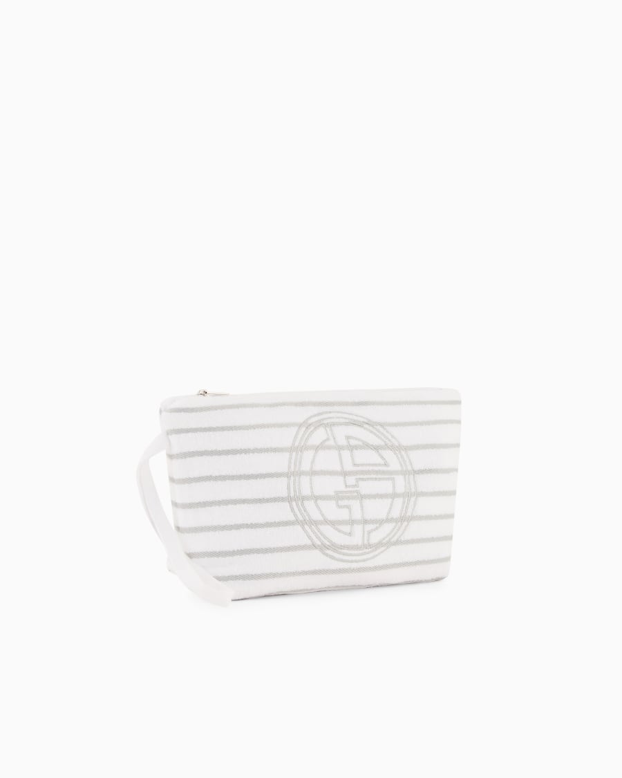 The World Of Armani POCHETTE IN SPUGNA DI COTONE