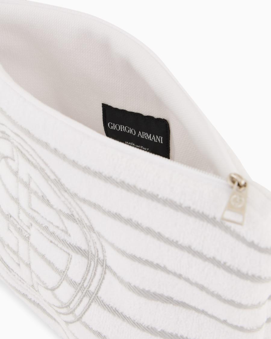 The World Of Armani POCHETTE IN SPUGNA DI COTONE