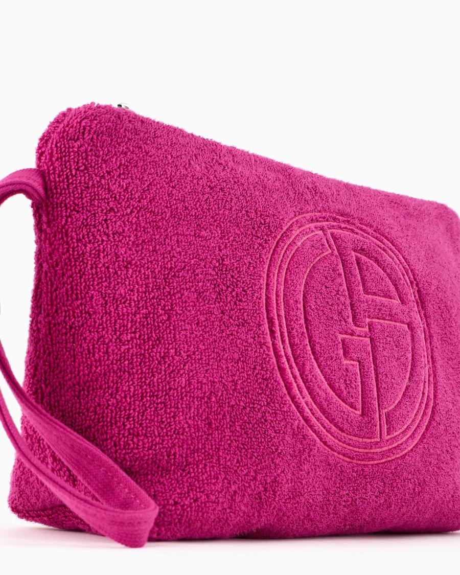 The World Of Armani POCHETTE IN SPUGNA DI COTONE