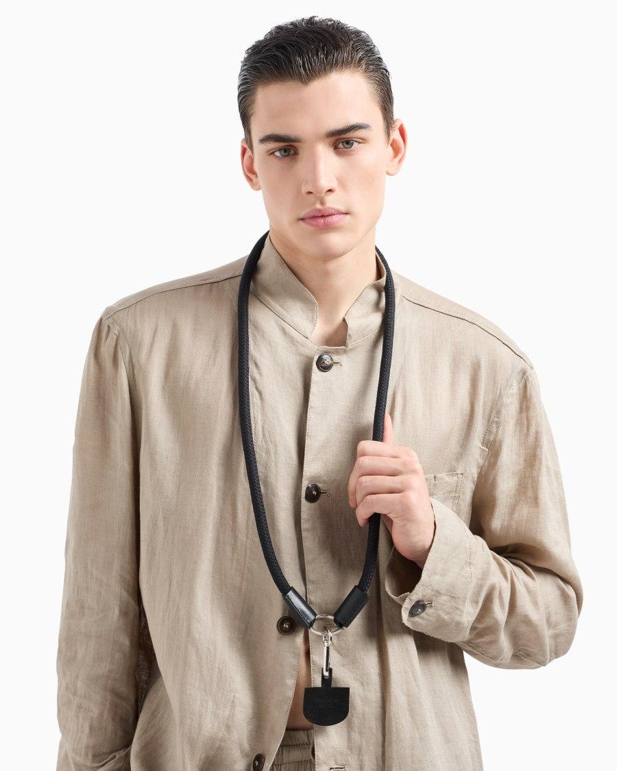 The World Of Armani PORTACELLULARE CON CORDA