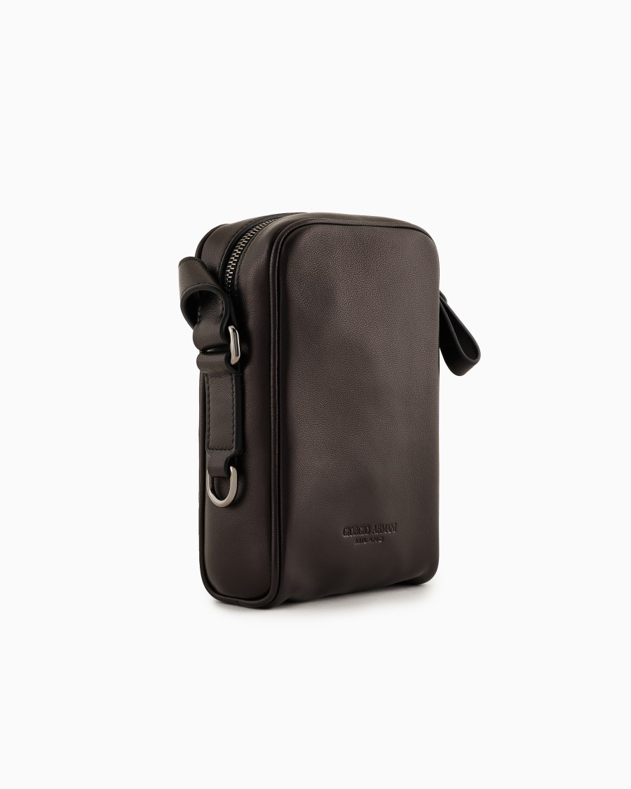 The World Of Armani PORTACELLULARE IN NAPPA