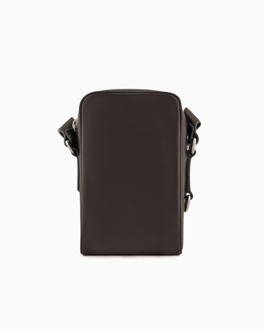 The World Of Armani PORTACELLULARE IN NAPPA