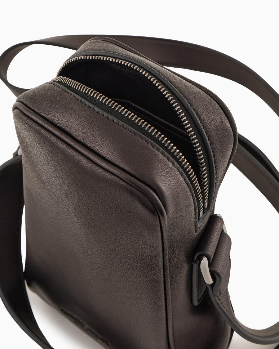 The World Of Armani PORTACELLULARE IN NAPPA