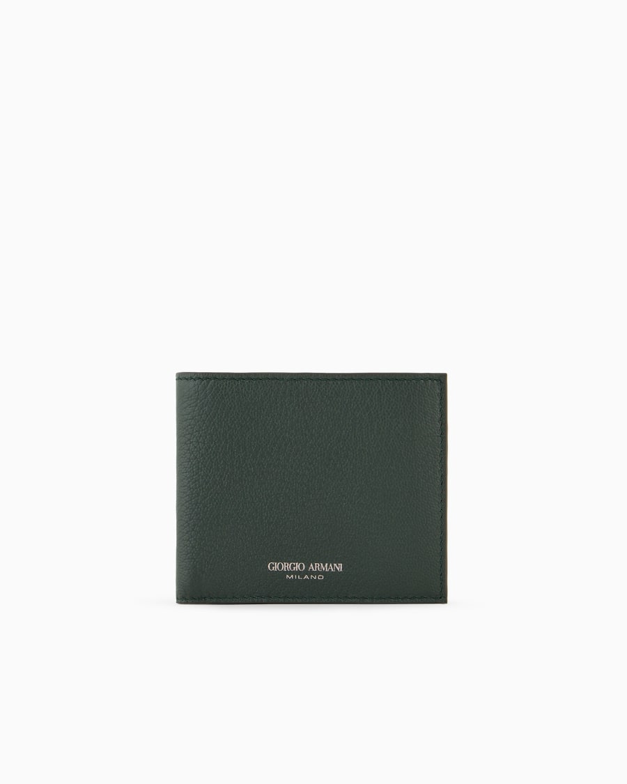 The world of armani PORTAFOGLIO BIFOLD IN PELLE