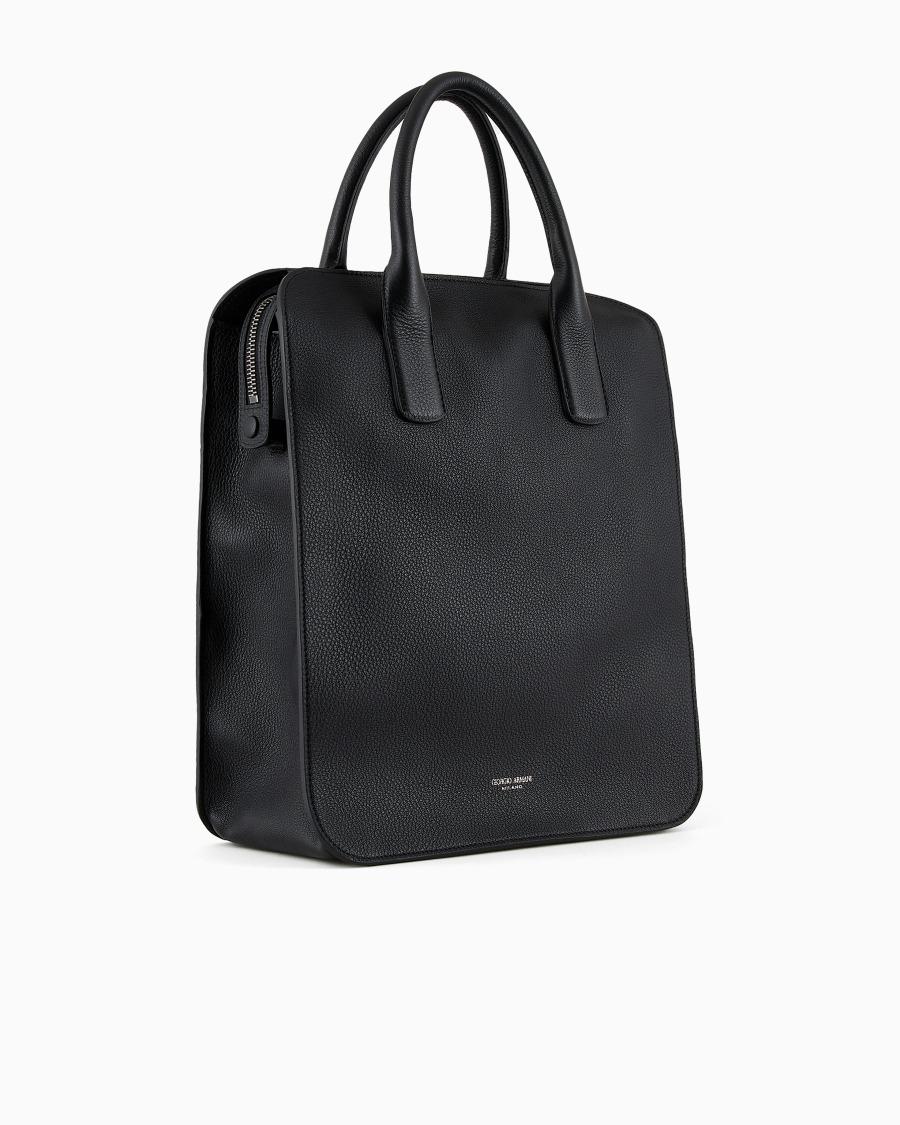 The World Of Armani SHOPPER IN PELLE