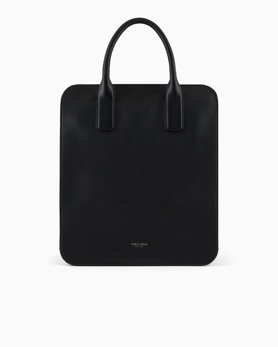 The world of armani SHOPPER IN PELLE