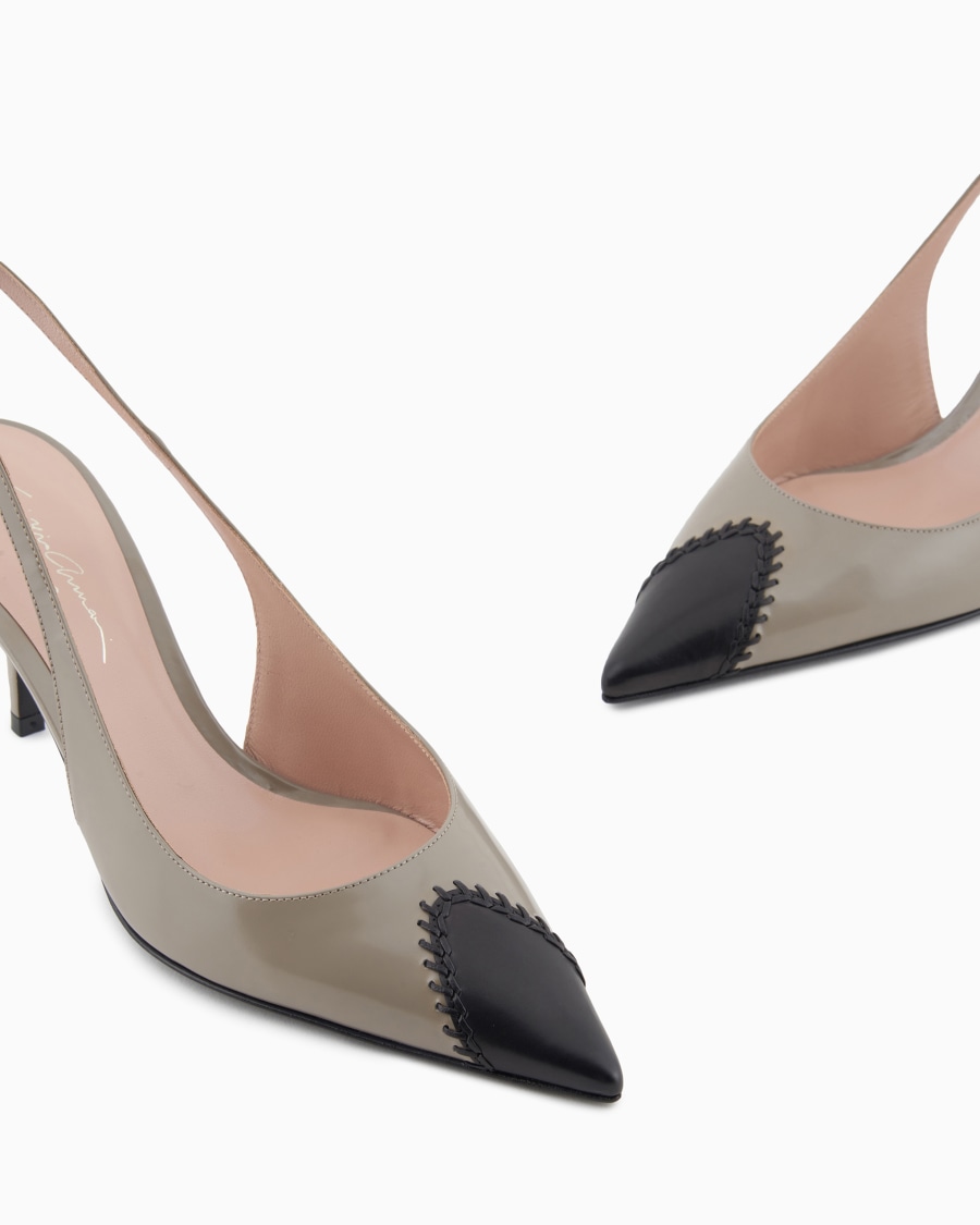 The World Of Armani SLINGBACK CON TACCO IN PELLE