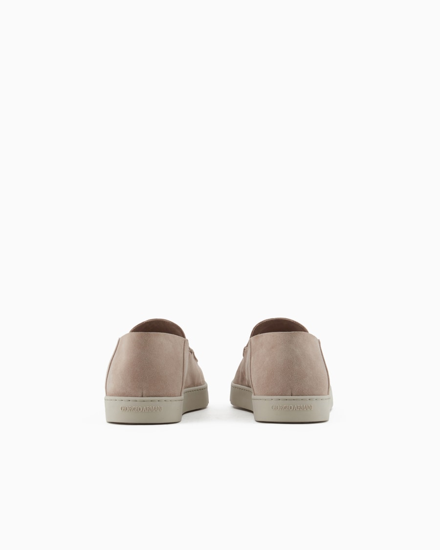 The World Of Armani SLIP ON IN PELLE SCAMOSCIATA