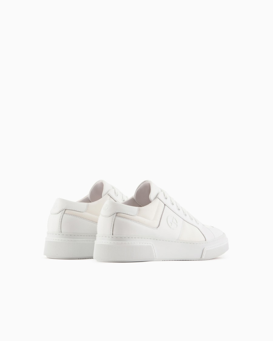 The World Of Armani SNEAKERS IN PELLE E TESSUTO