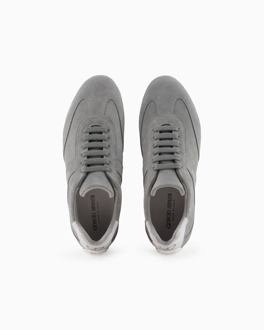 The World Of Armani SNEAKERS IN SUEDE