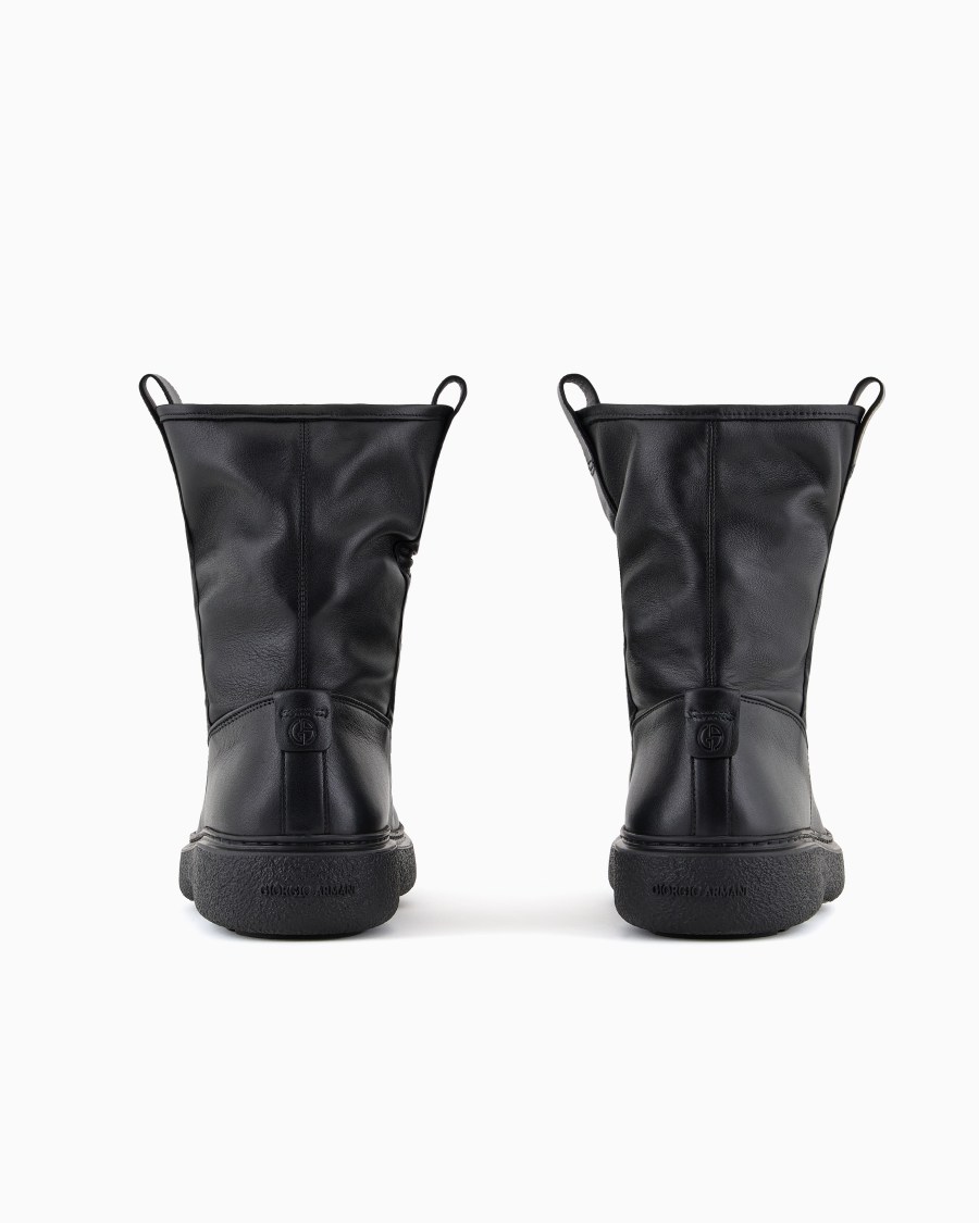 The World Of Armani STIVALETTI IN PELLE