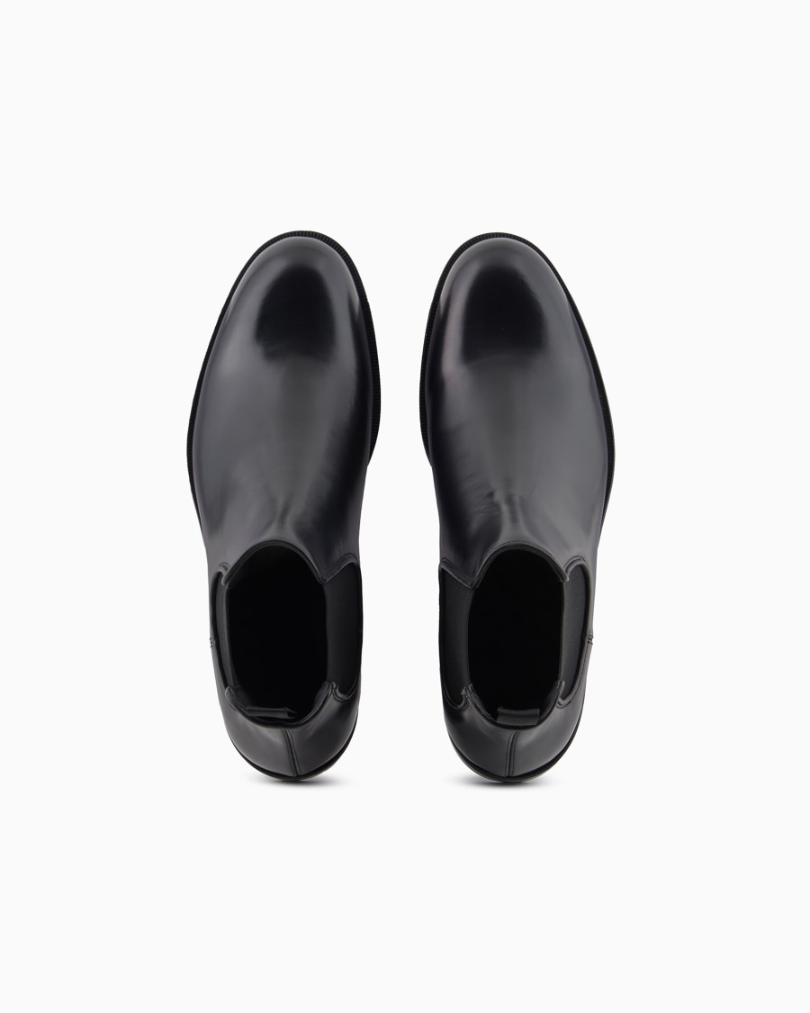 The World Of Armani STIVALETTI IN PELLE ANTICATA