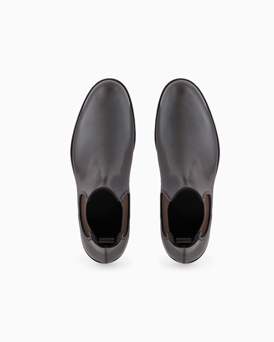 The World Of Armani STIVALETTI IN PELLE ANTICATA