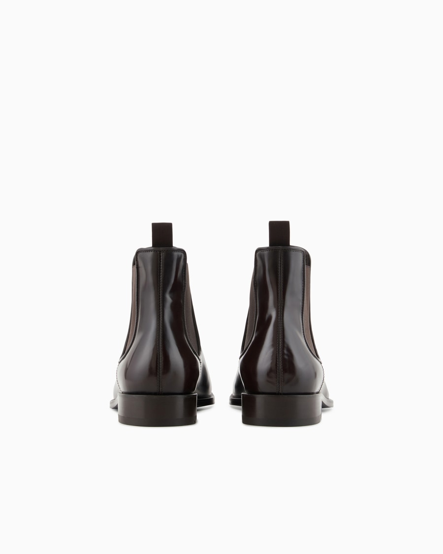 The World Of Armani STIVALETTI IN PELLE ANTICATA