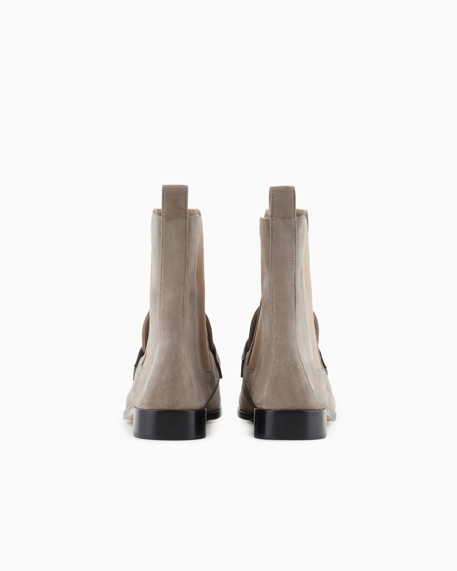 The World Of Armani STIVALETTI IN SUEDE