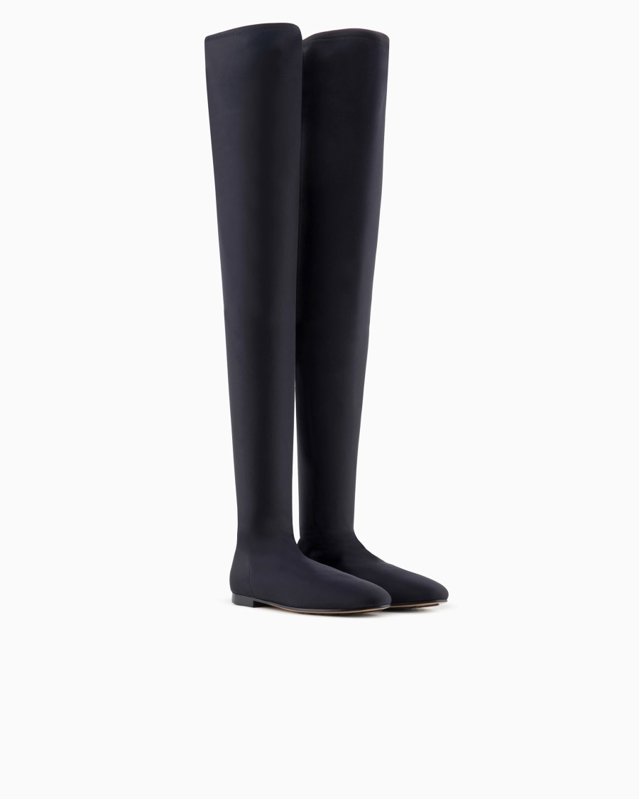 The World Of Armani STIVALI IN TESSUTO STRETCH