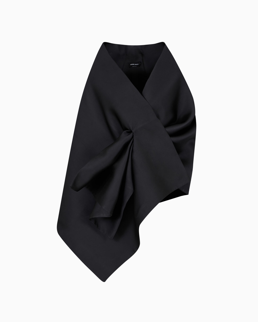 The world of armani STOLA IN MISTO SETA