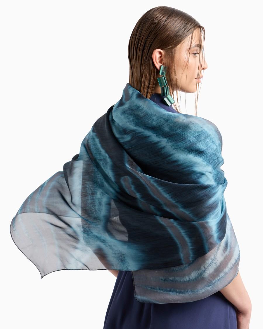The World Of Armani STOLA IN SETA SFUMATA