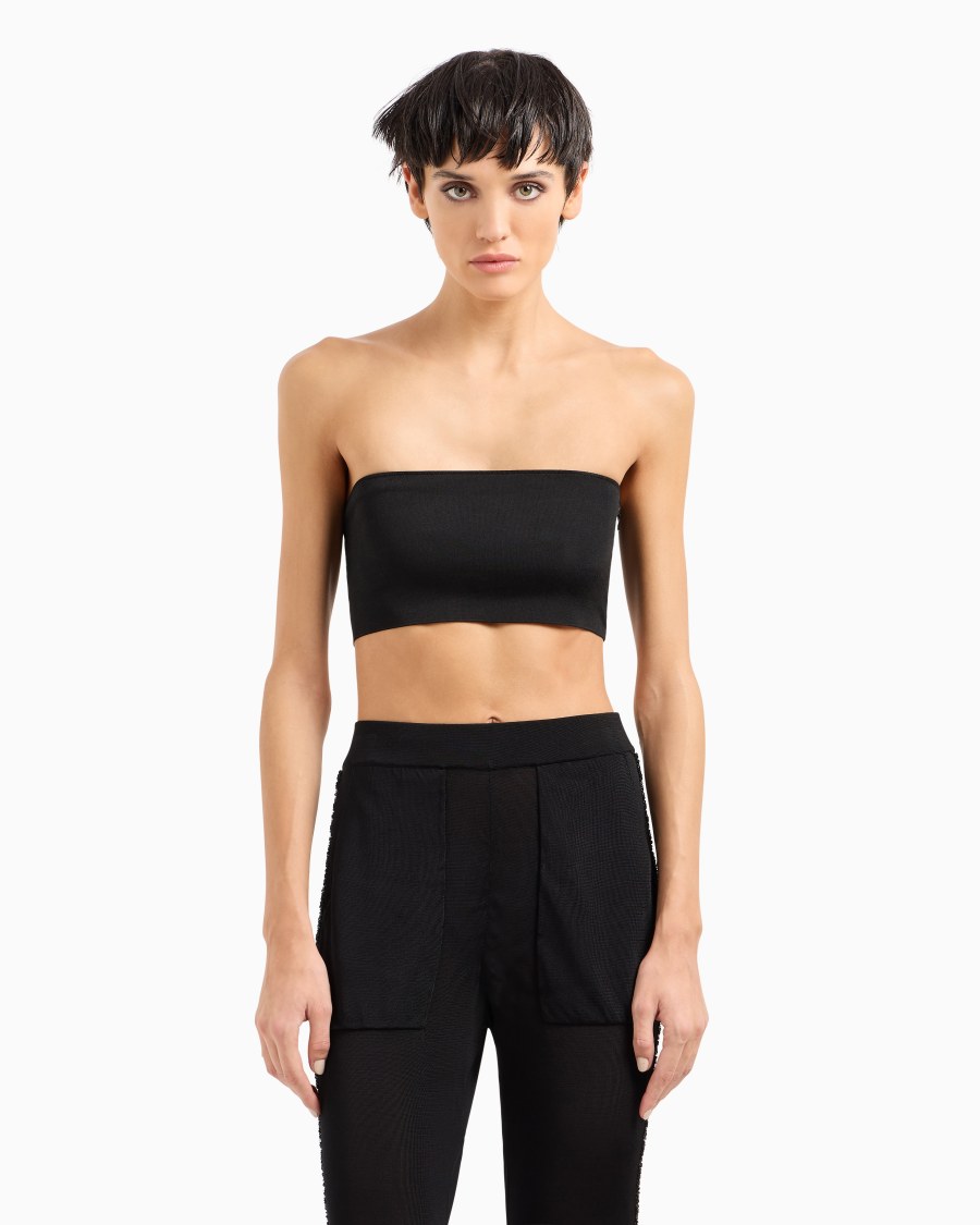 The World Of Armani TOP A FASCIA IN VISCOSA