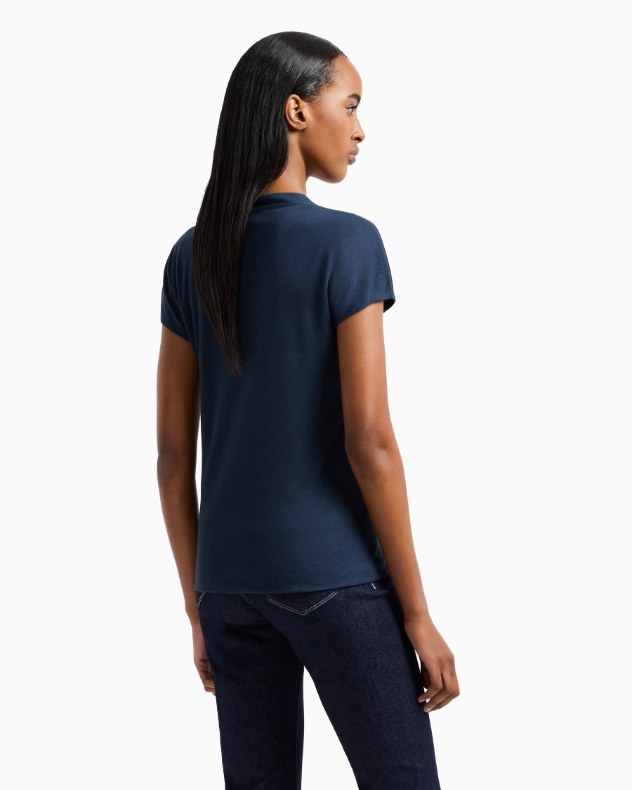 The World Of Armani TOP CON SCOLLO A V