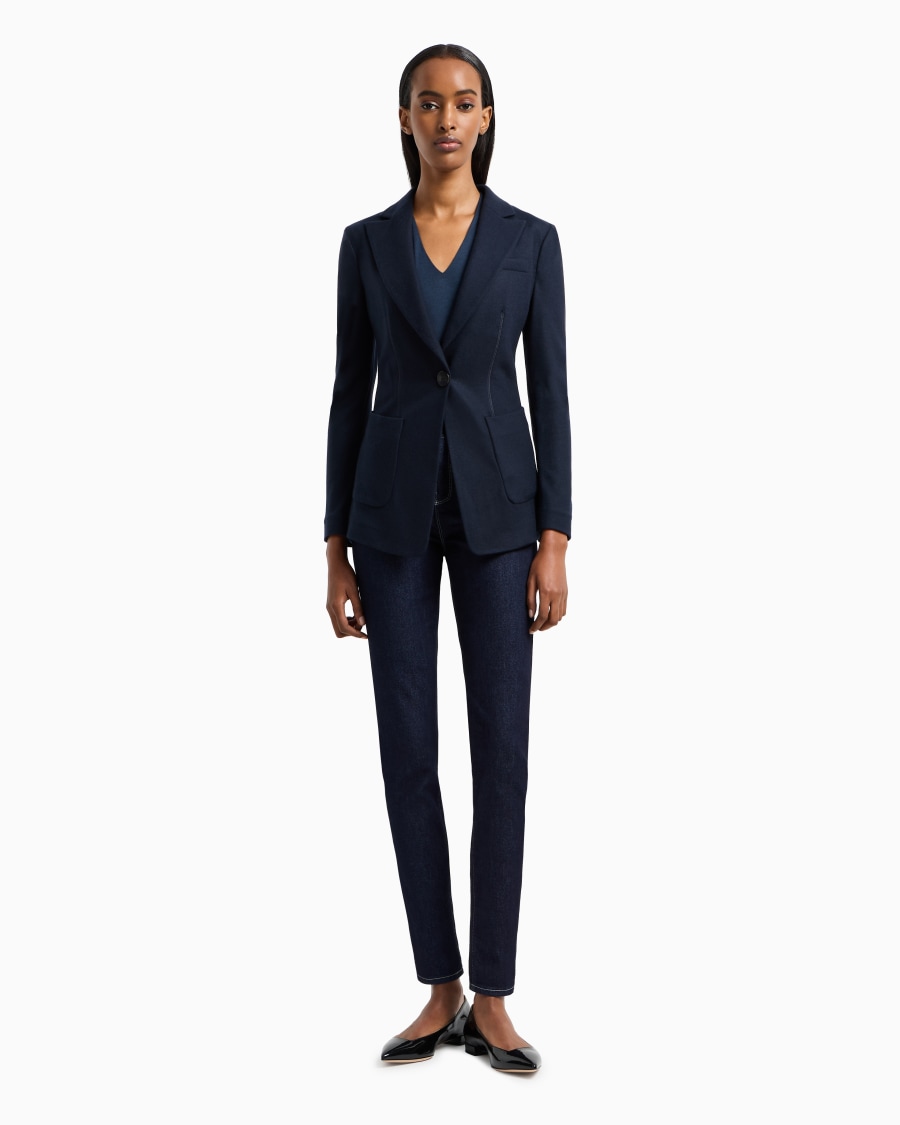 The World Of Armani TOP CON SCOLLO A V